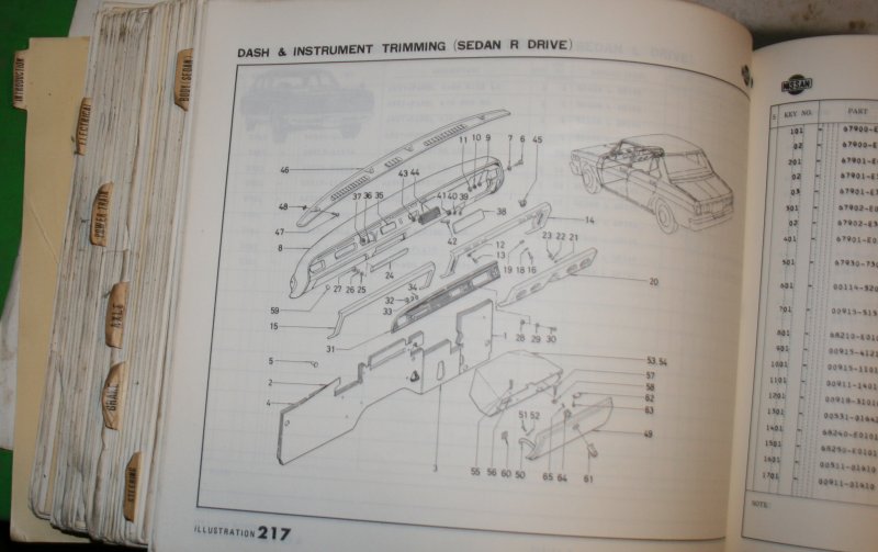 Nissan parts books #4